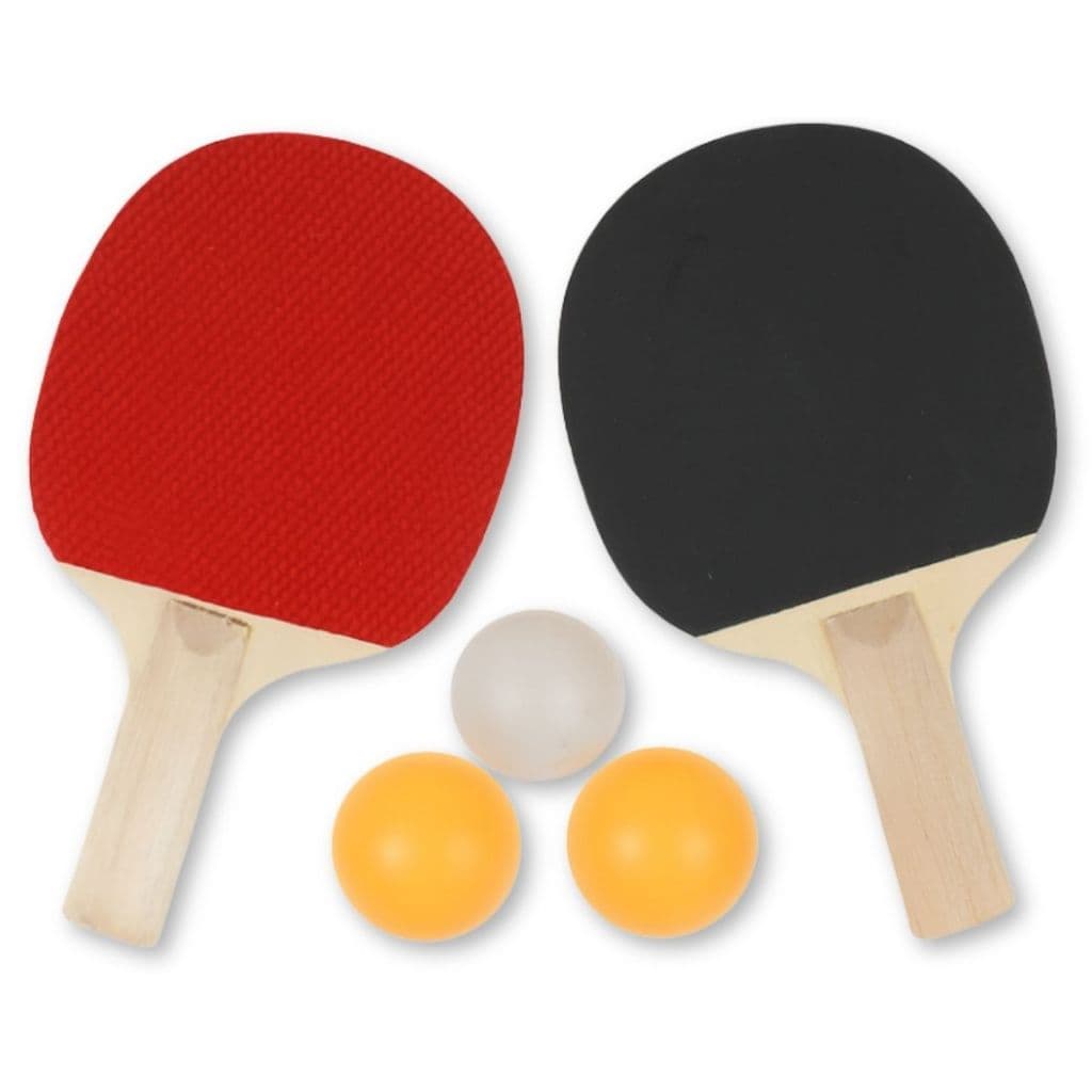 Kit Ping Pong Mesa 2 Raquetes 3 Bolinhas Divertido Resistente