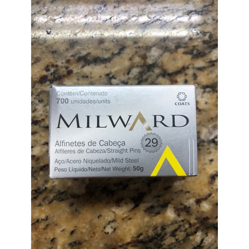 Alfinetes de cabeça aço tam 29 - com 700 unidades