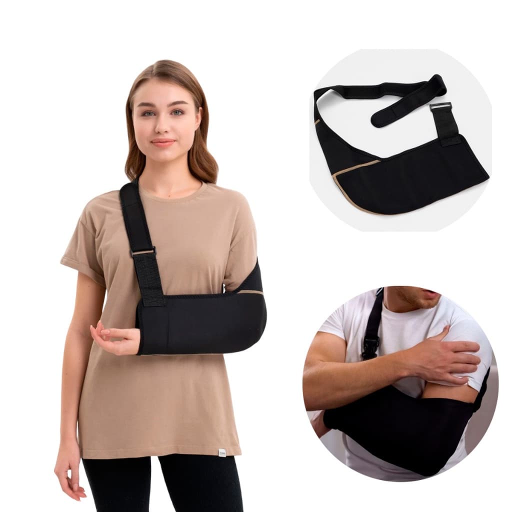 Tipóia Ortopédica Bilateral Imobilizadora Ombro Apoio Braço