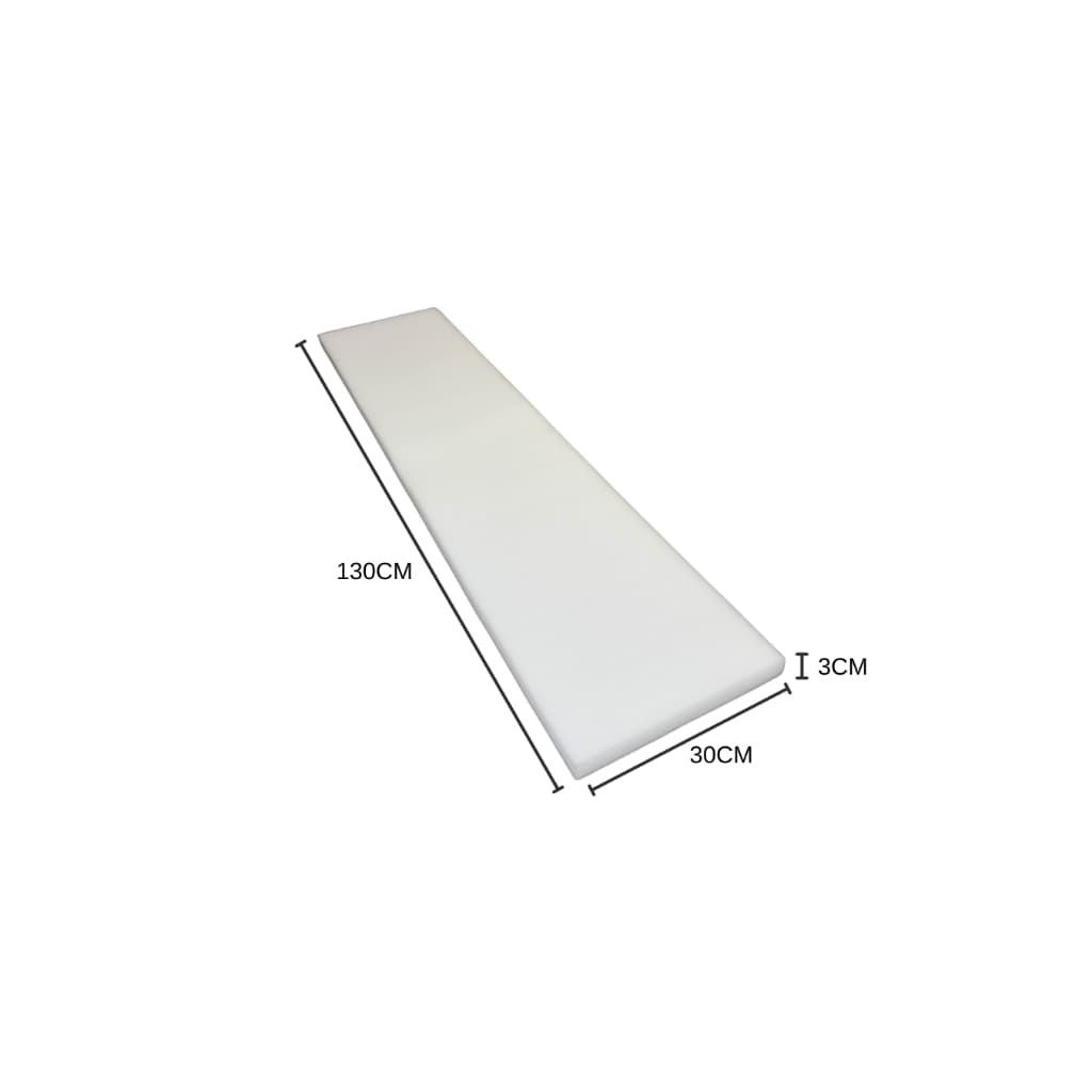 Espuma Reta Para Lateral De Berco 130cm x 30cm x 3cm