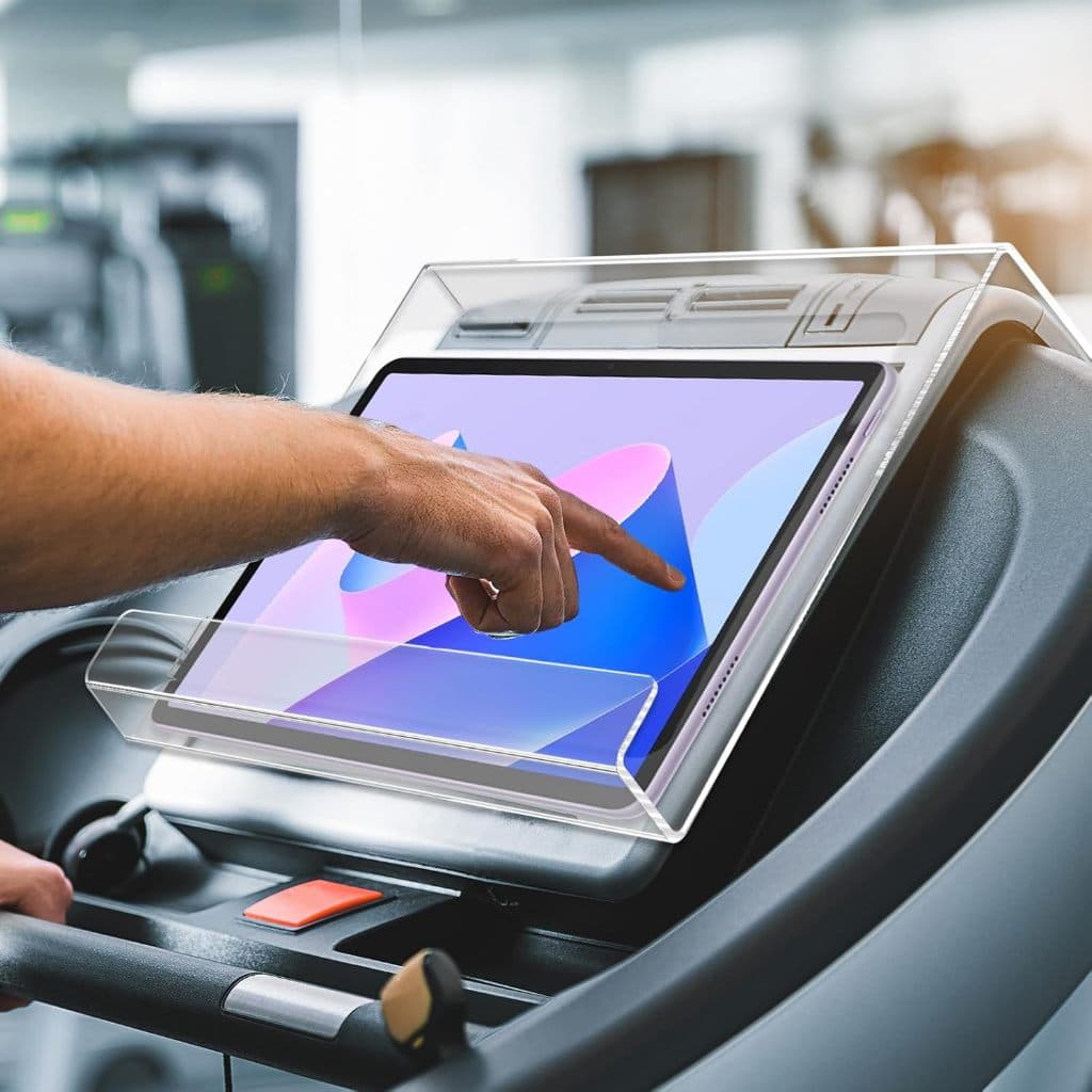 Suporte Portátil de Leitura para Ipad Kindle Tablet Livro Celular Esteira  Bike Escadaria Acrílico