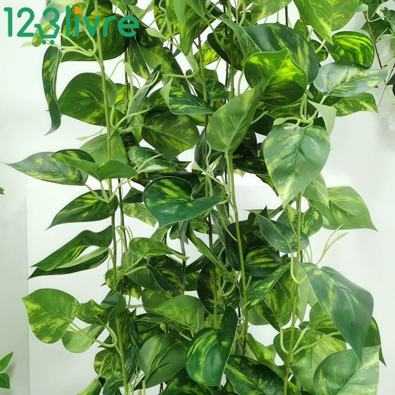 12 Metros Hera Verde Planta Artificial Trepadeira Ramas Folhagem Pendente