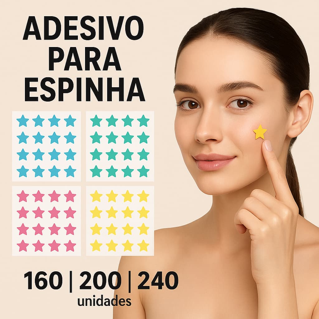 adesivo para espinha em formato de estrela 120/140/200 tratamento para acne colorido transparente