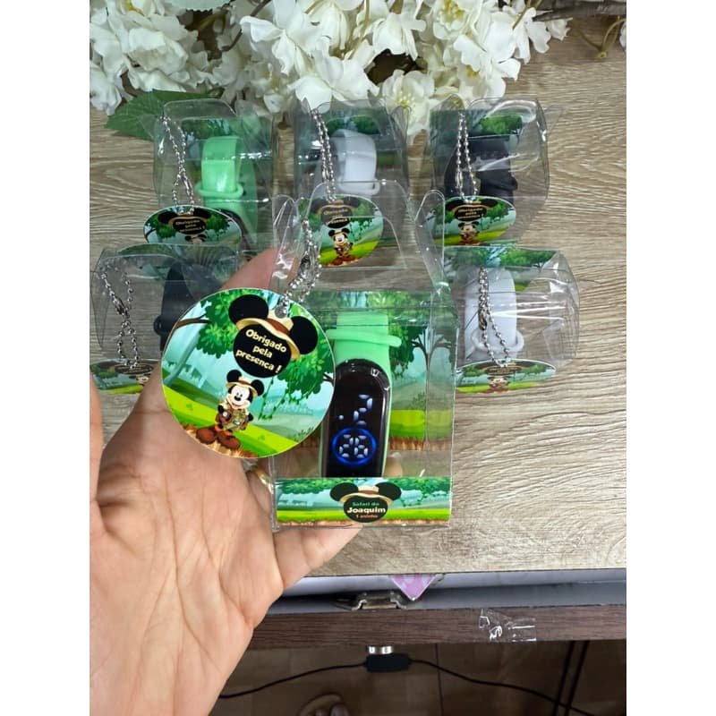 5 Relógio digital infantil com caixinha personalizada