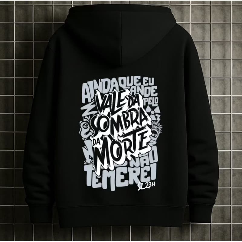 Blusa Moletom Canguru Evangelho Cristão Inverno Frio Flanelado Jesus Gospel com Capuz Macio Masculino Unissex