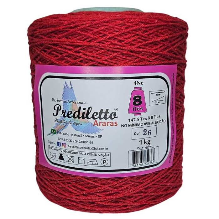 Barbante Prediletto Fio 8 1kg