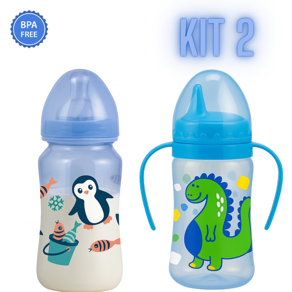 Kit Para Bebês 2 Copo De Treinamento