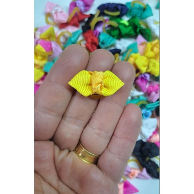 10 Laços Pet Tamanho P Banho Tosa Laço Pet Nozinho Fêmea