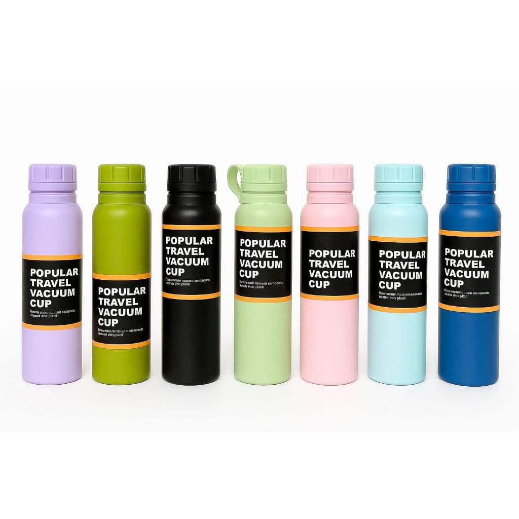 Garrafa Térmica 800ml em Aço Inoxidavel Modelo Travel à Vácuo Esportes Quente & Frio