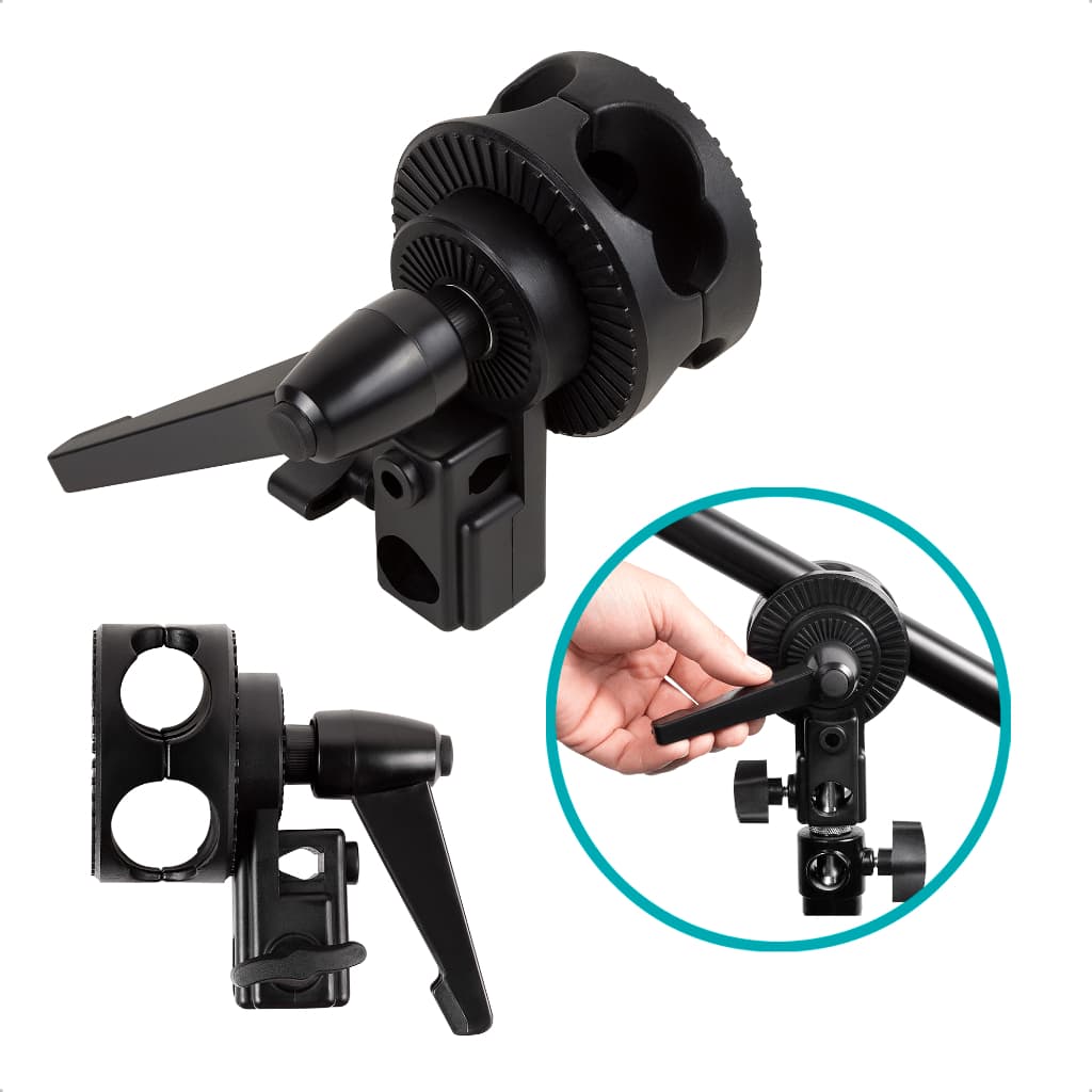 Articulador para Montar Tripé Girafa com Braço Boom em Estúdio de Iluminação Sou Foto