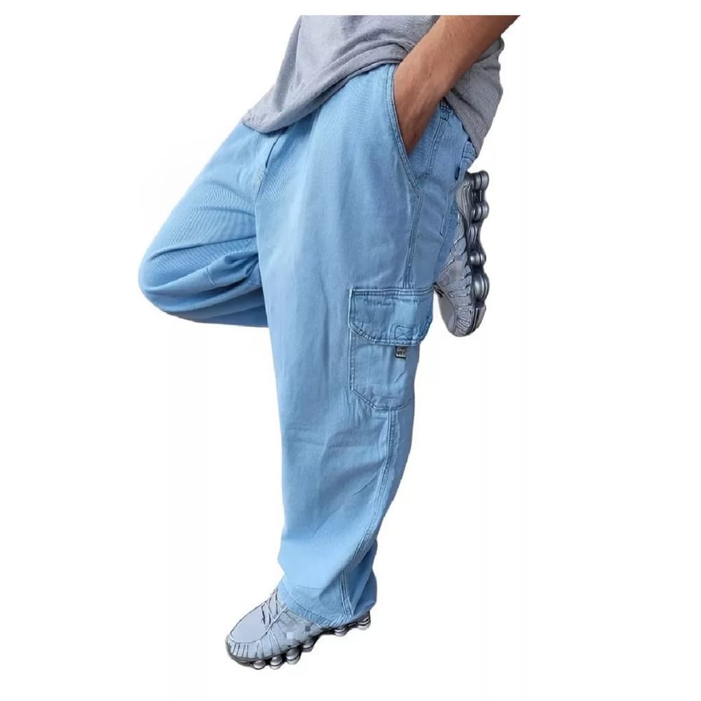 Calça Jeans Cargo Balão Dazzling Original 100% Algodão Tamanho Grande até o Plus Size