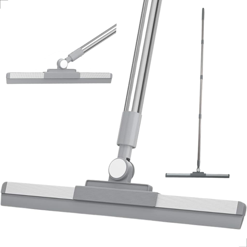 Rodo Vassoura Mágica De Silicone Cabo de 160cm Flytex