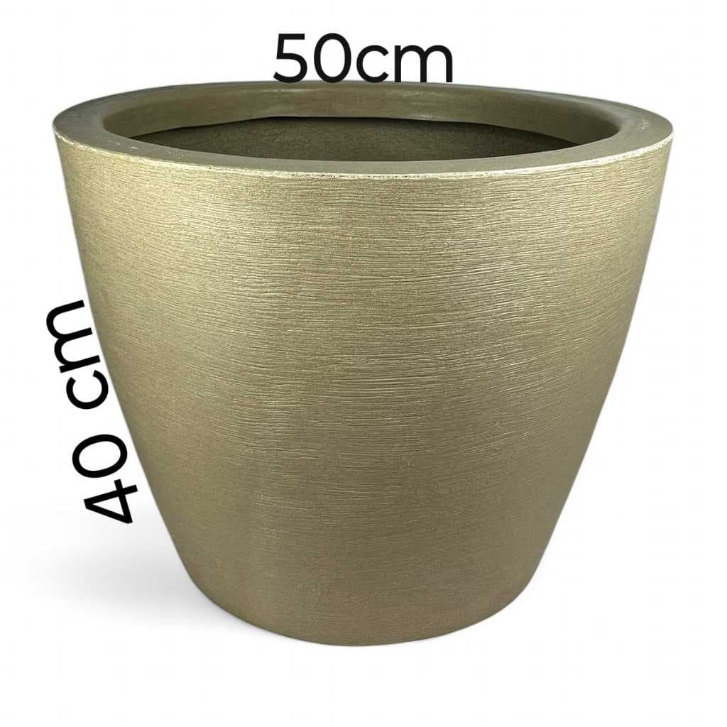 Vaso Grande Para Planta natural Frutifera Jardinagem polietileno moderno luxo Redondo Gigante Jabuticaba Acerola 50X40