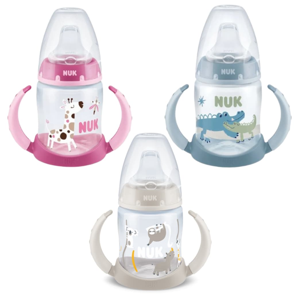 Copo de Treinamento Nuk First Choice Anticolica Controle de Temperatura +6 meses Bico de Silicone