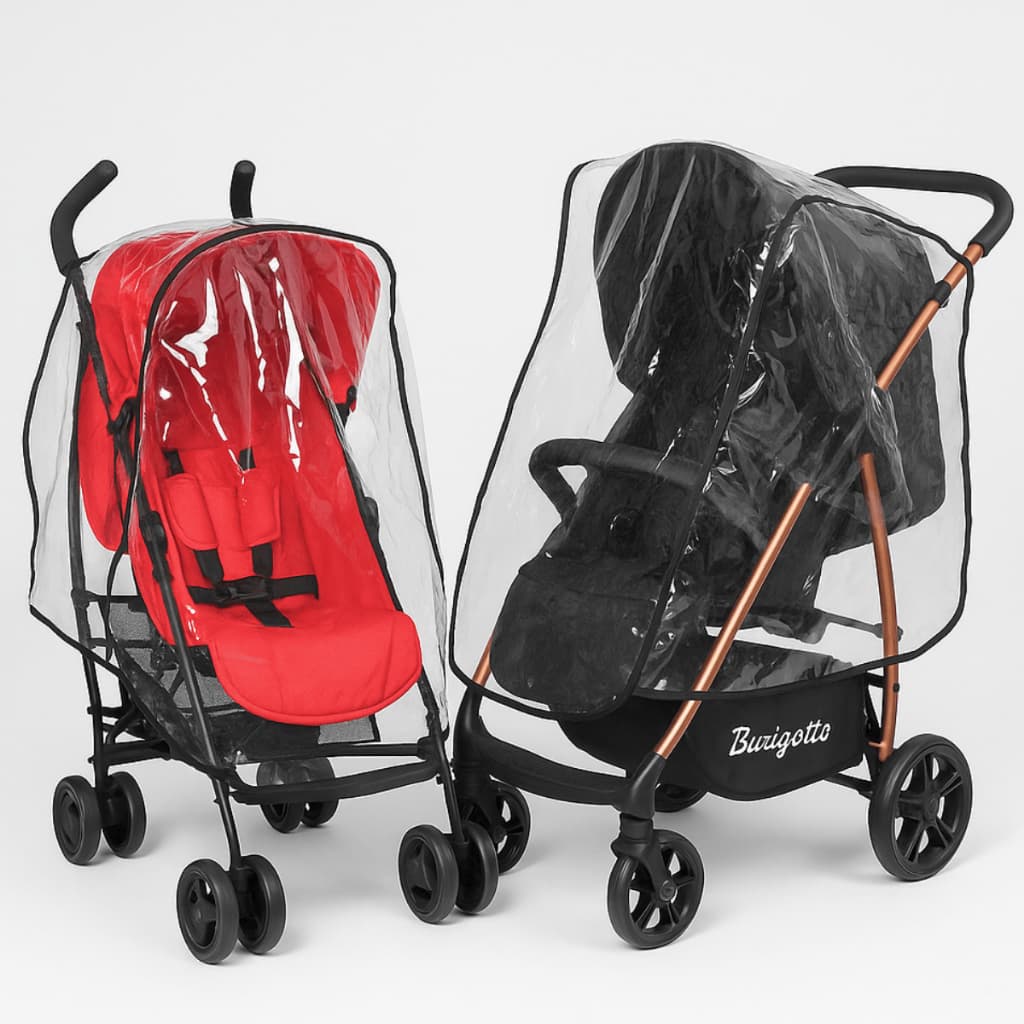 Capa De Chuva Para Carrinho de Bebê Tamanho Universal Protegeda Chuva Sereno Poeira Com Entrada D Ar