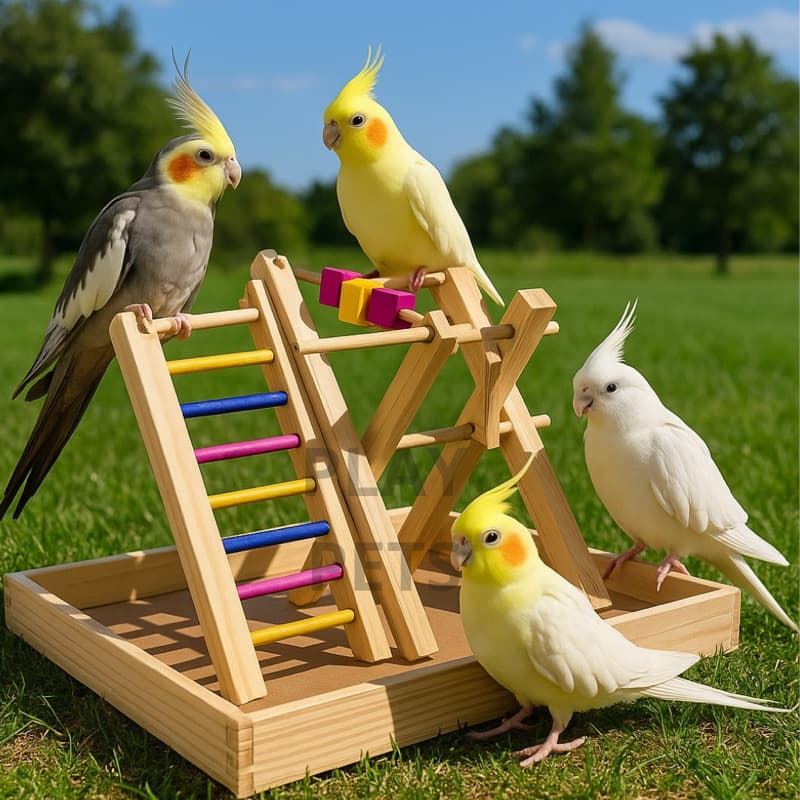 Brinquedo Playground L, Para Calopsita Periquito Twister Hamster