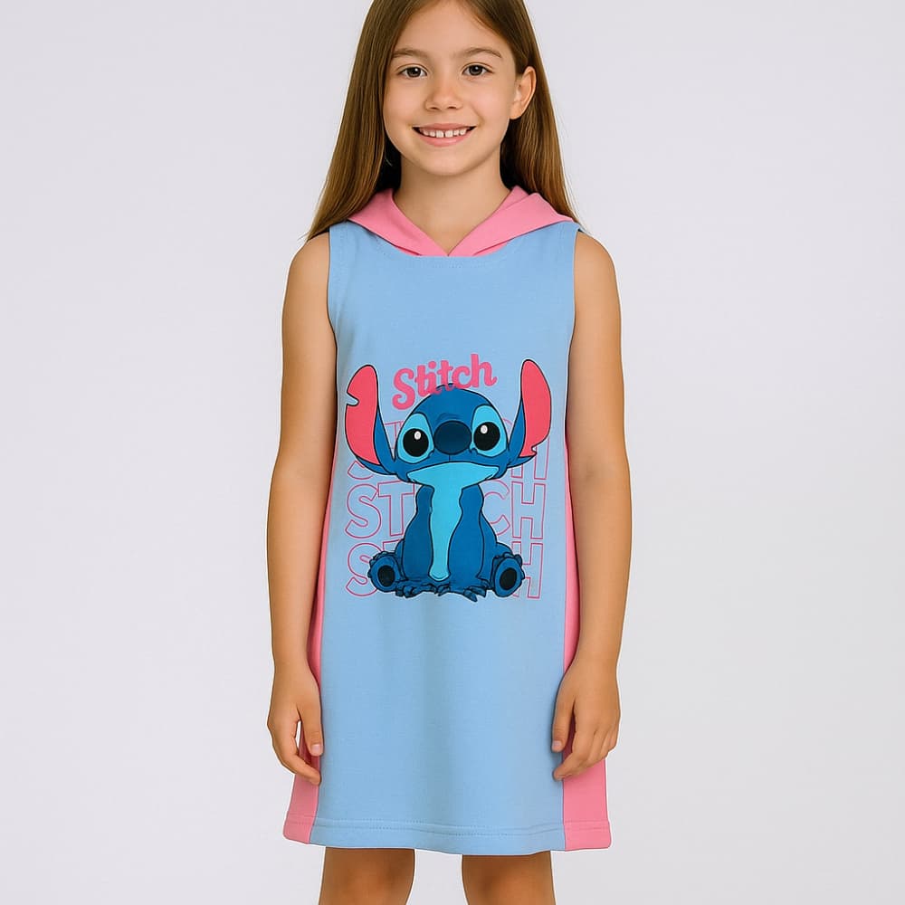 Vestido Sti Infantil Infanto Juvenil Criança Inverno Verão Leve Blogueirinha Barato 2 a 12 anos