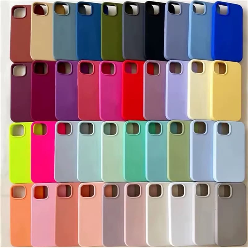 Capinha Case Silicone Aveludada Para iPhone 14Plus 15Plus 16Plus Premium