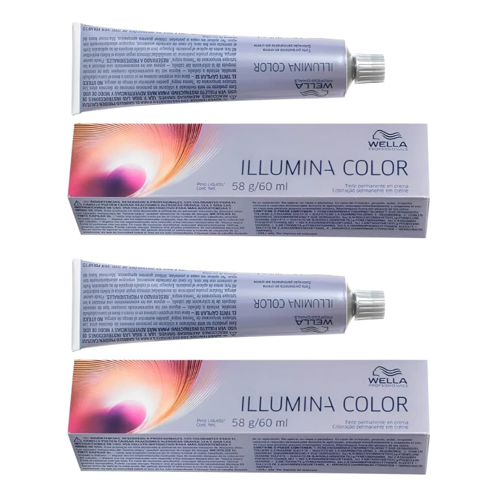 Kit 2 Un Illumina Color Wella Coloração Escolher A Cor