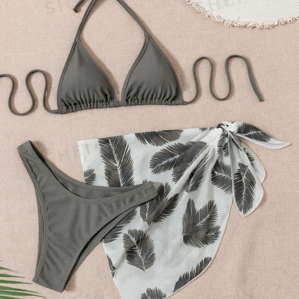 Gina Biquíni Asa Delta Com Bojo Conjunto Calcinha e Sutiã Varias Cores