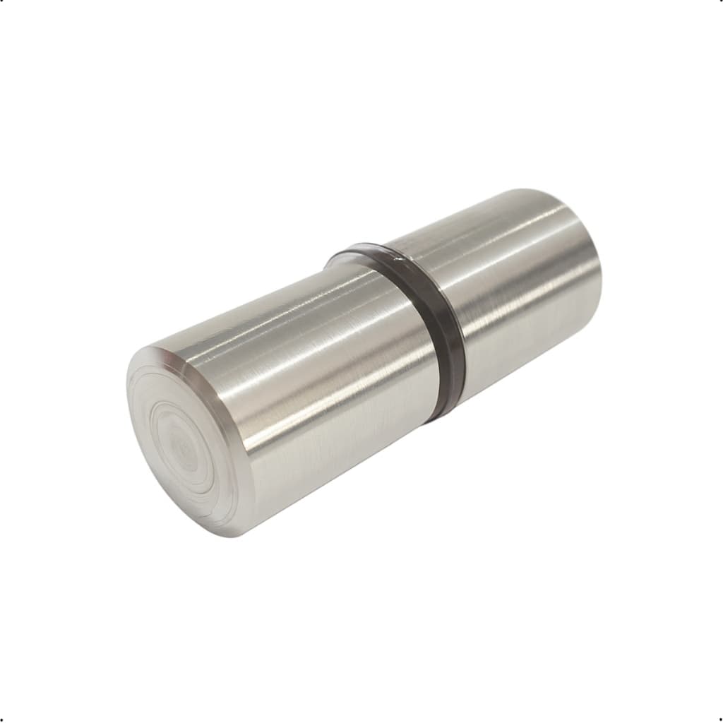 Puxador de Metal alumínio para Box de Banheiro Blindex 1629 Semi Brilho e Preto