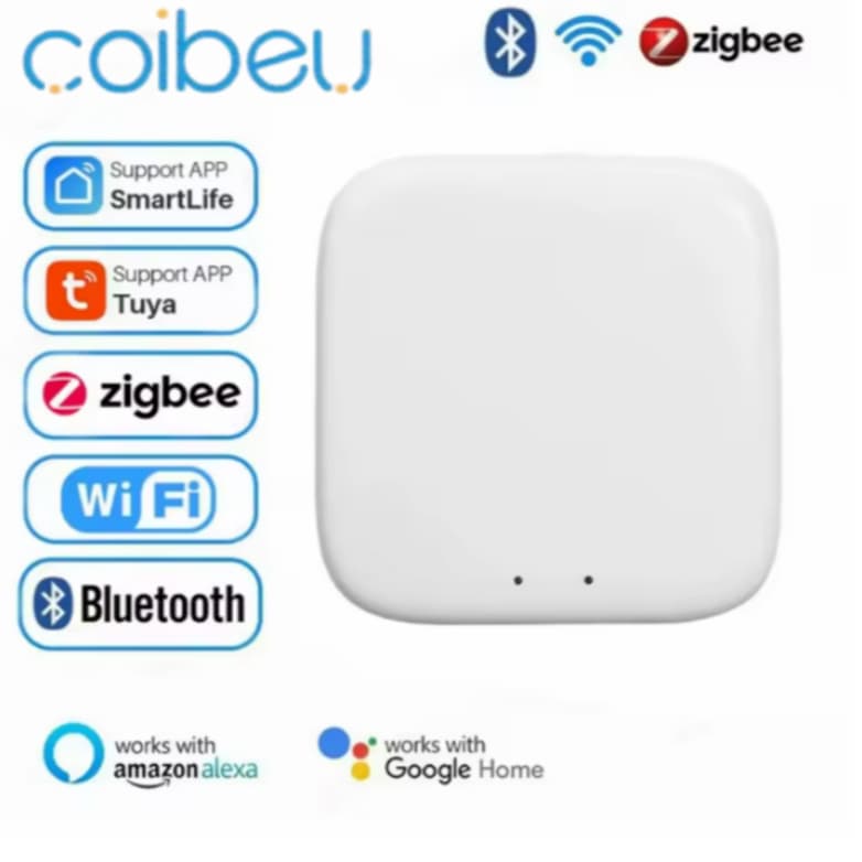 Zigbee gateway hub tuya casa inteligente wifi bluetooth sem fio multi modo gateway app alexa google