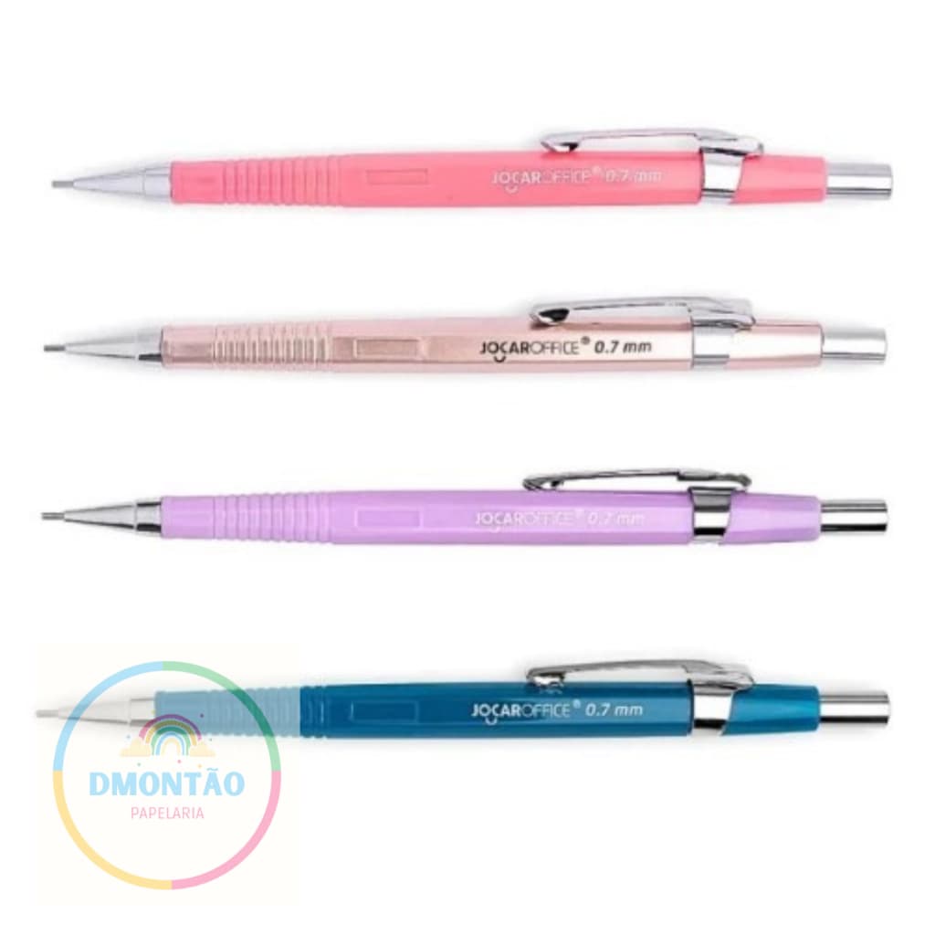 Lapiseira Técnica Hexagonal 0.7 Cores Mistas - Jocar Office