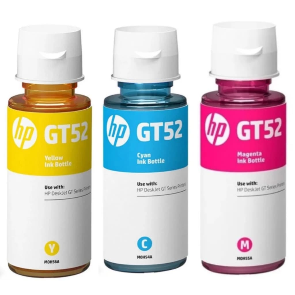 kit 03 tintas HP gt52 color Original Para 517 532 617 5822 416 116