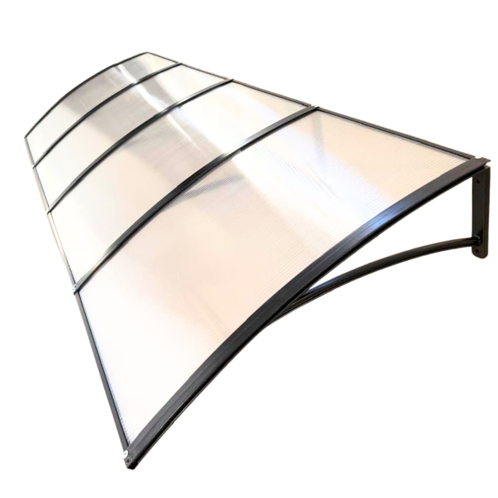 Toldo Policarbonato Modular 2.40x70 CM Proteção Porta e Janela Decoração Casa