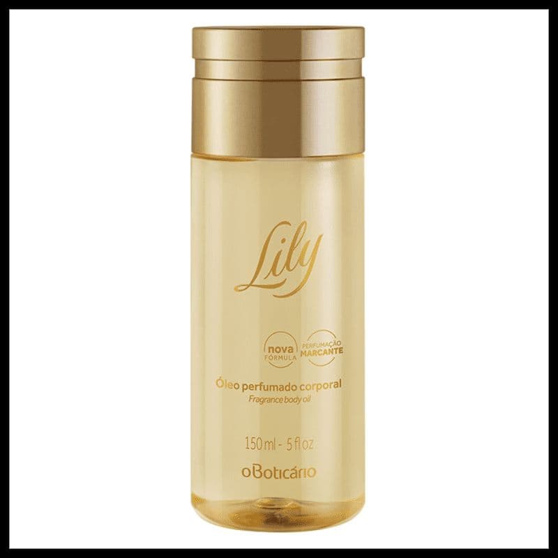 O Boticário Lily Óleo Perfumado Corporal 150ml– Pele Macia e Perfume Sofisticado