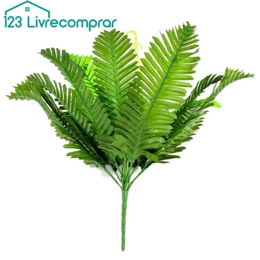 Buquê de coco artificial com 15 folhas, perfeito para arranjos e decorações em casamentos, festas, casa, trabalho e ocas