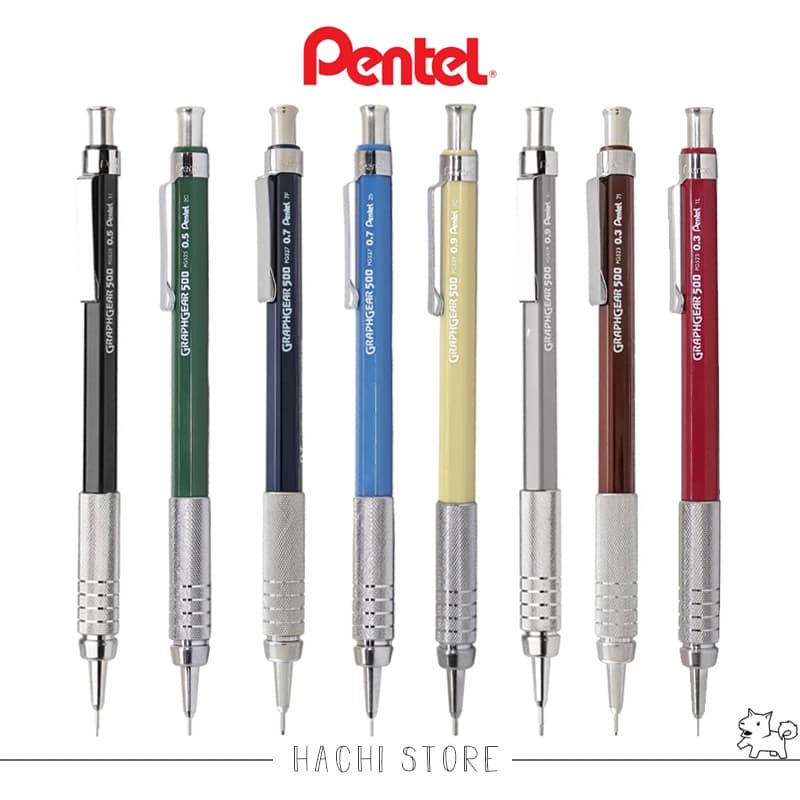 Lapiseira Graphgear Profissional 0.3 | 0.5 | 0.7 | 0.9 - PENTEL Importado