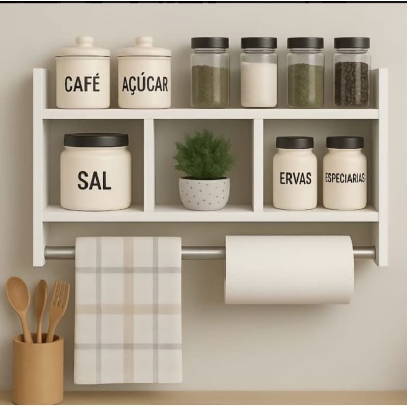 NICHO PORTA TEMPERO ORGANIZADOR COZINHA