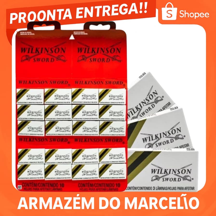 Cartela Lâmina Gilette Wilkinson