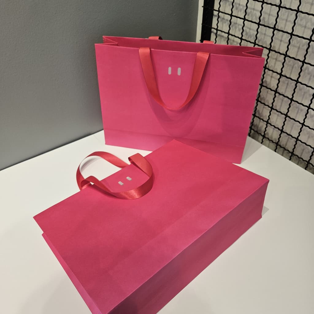 SACOLA DE PAPEL M - 35X25X10 -  5 UNIDADES