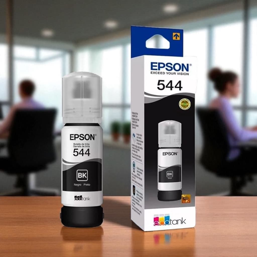 Tinta Preta Epson T544 L3150 L3250 L3110 Ecotank