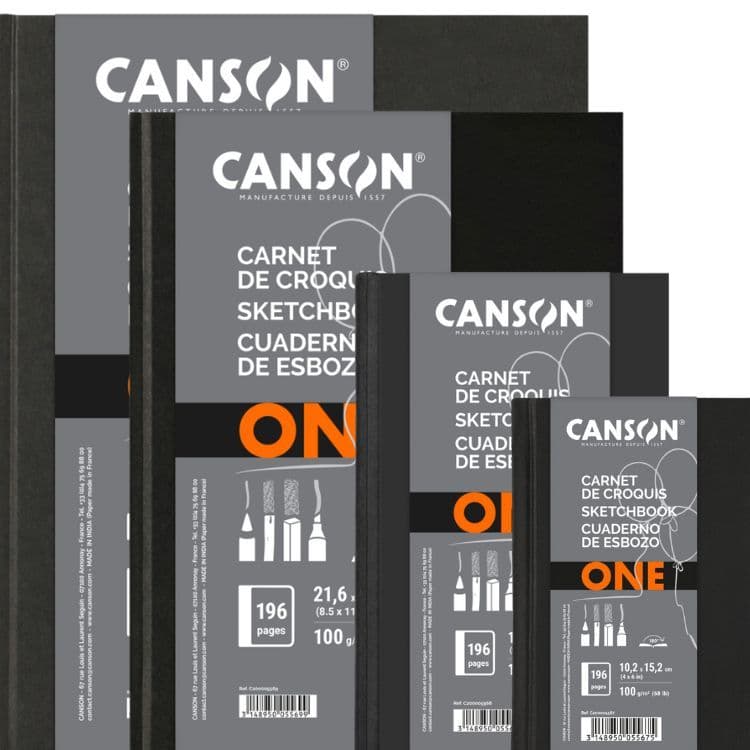 Caderno Art Book One Estilo 100g 98 Folhas CANSON