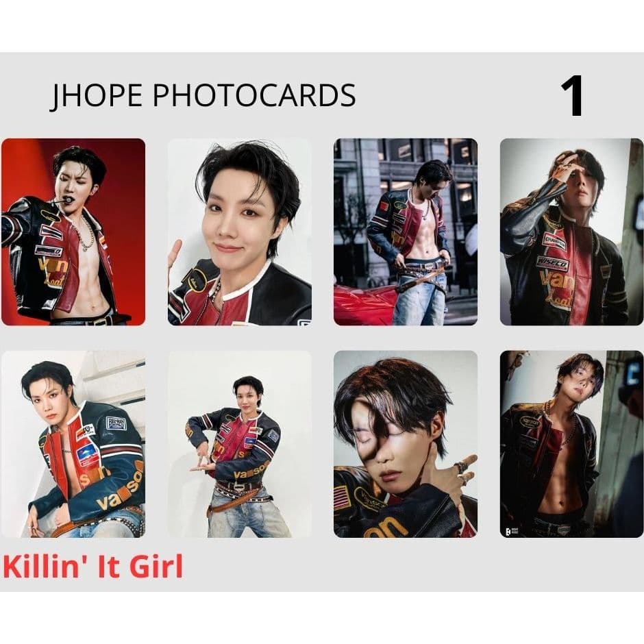 J-Hope BTS Photocard  | Killin’ It Girl – Fanmade K-Pop