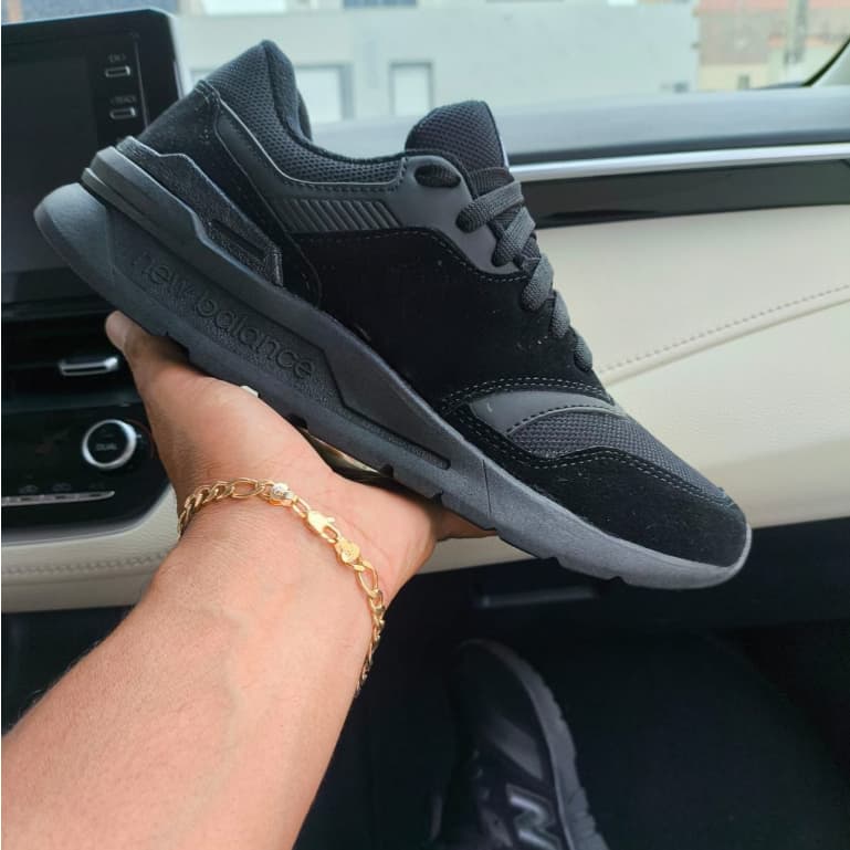 Tênis Unissex Confortável Preto Forma Pequena Qualidade Academia