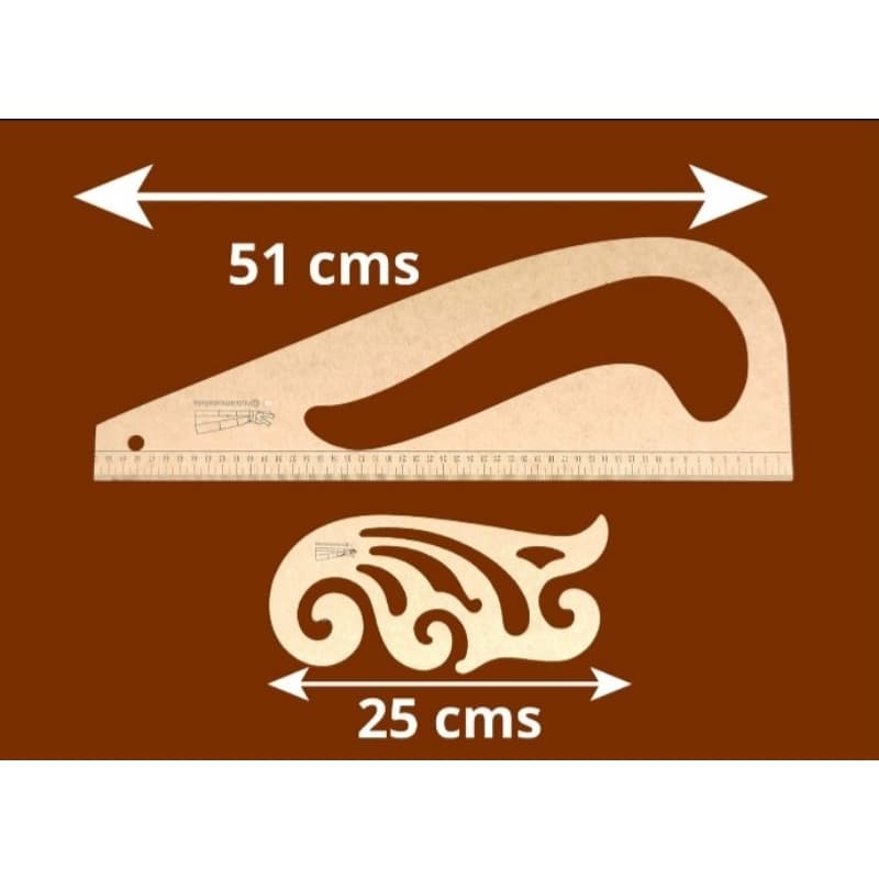 kit esquadro tamanho real