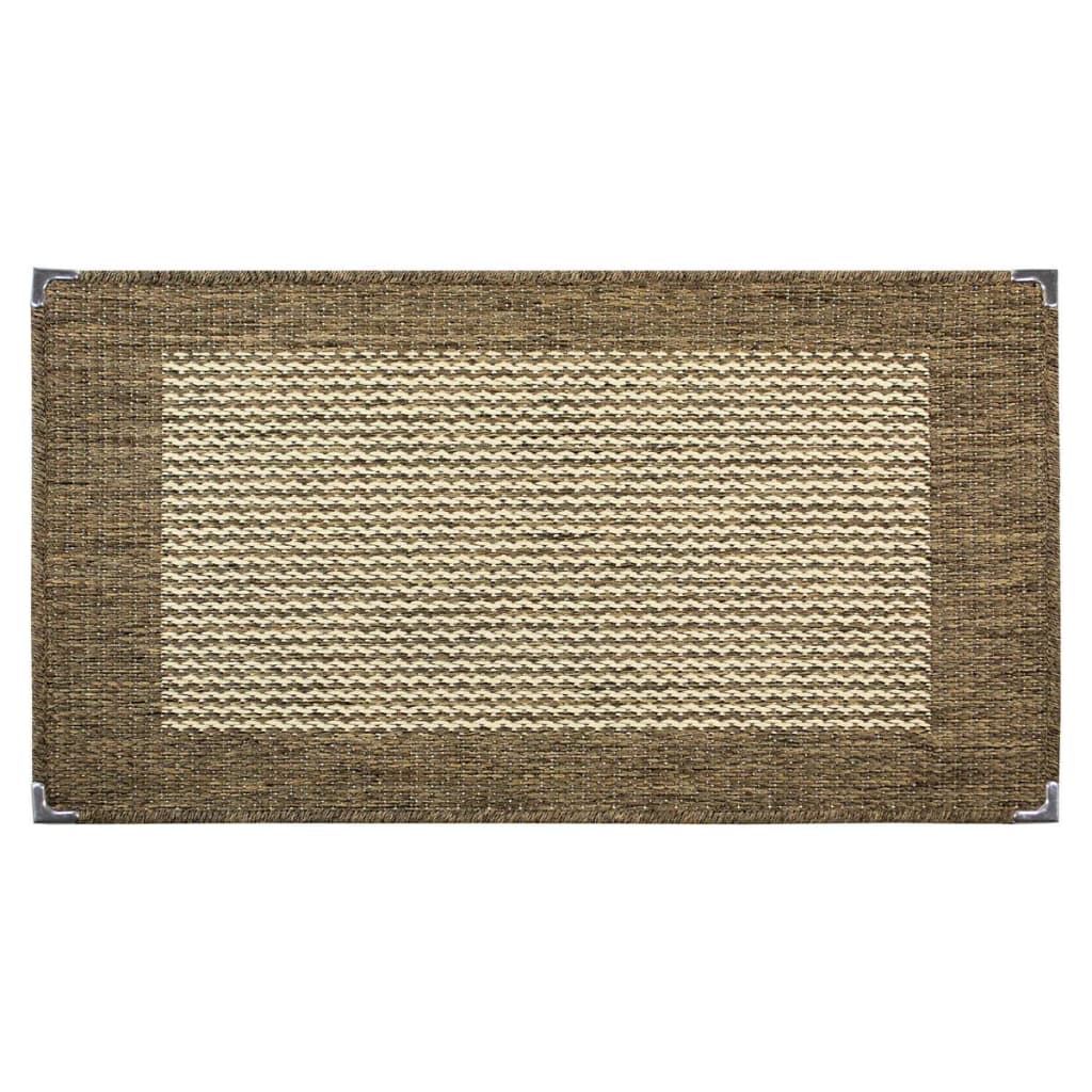 Tapete Sisal Lancer Porta Beira De Cama 50cmx80cm Capacho Sislle Antiderrapante Sala Quarto Entrada Decorativo 80x50