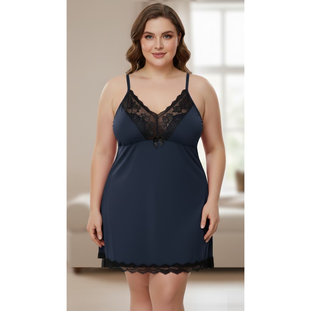 PIJAMA FEMININO: CAMISOLA PLUS SIZE - (REF154)