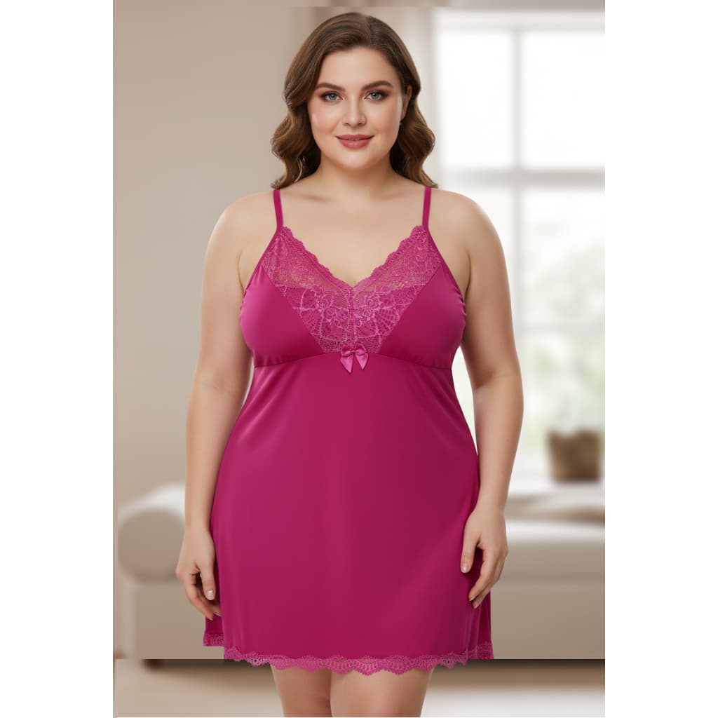 PIJAMA FEMININO: CAMISOLA PLUS SIZE (REF154/157)