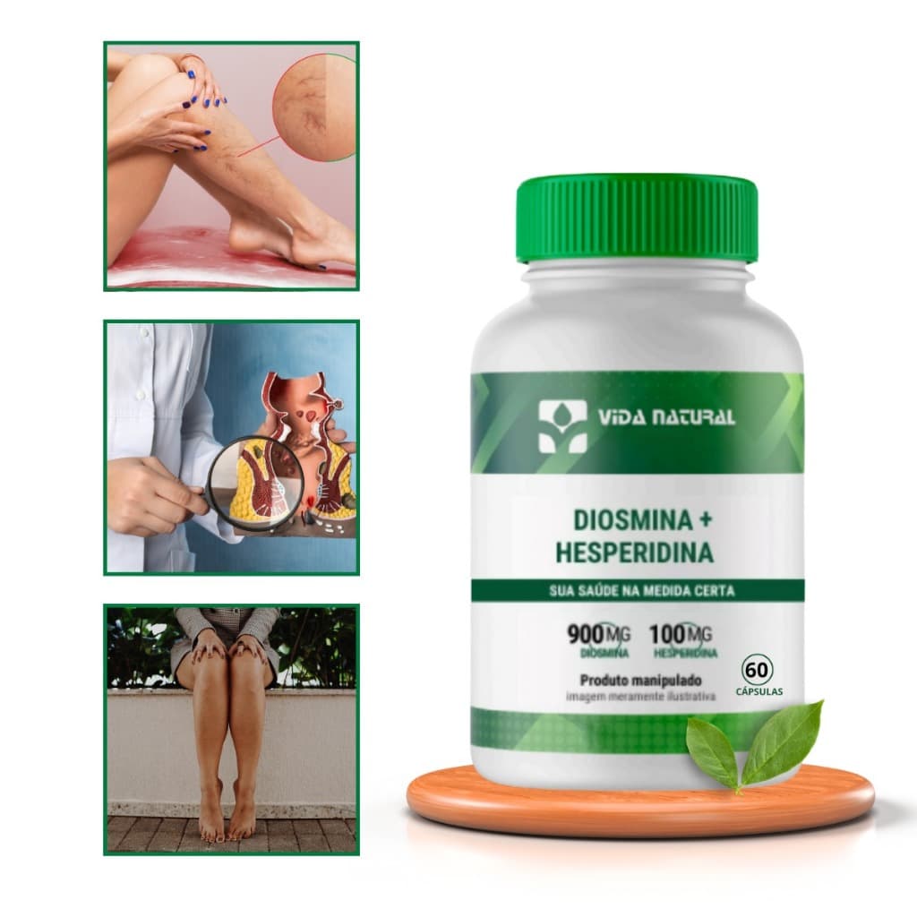 Diosmina 900mg + Hesperidina 100mg | 90 e 120 cps