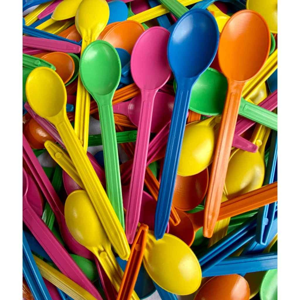 300 - A - 1.000 COLHERES PARA SORVETES E ACAI - CORES NA VARIAÇÃO
