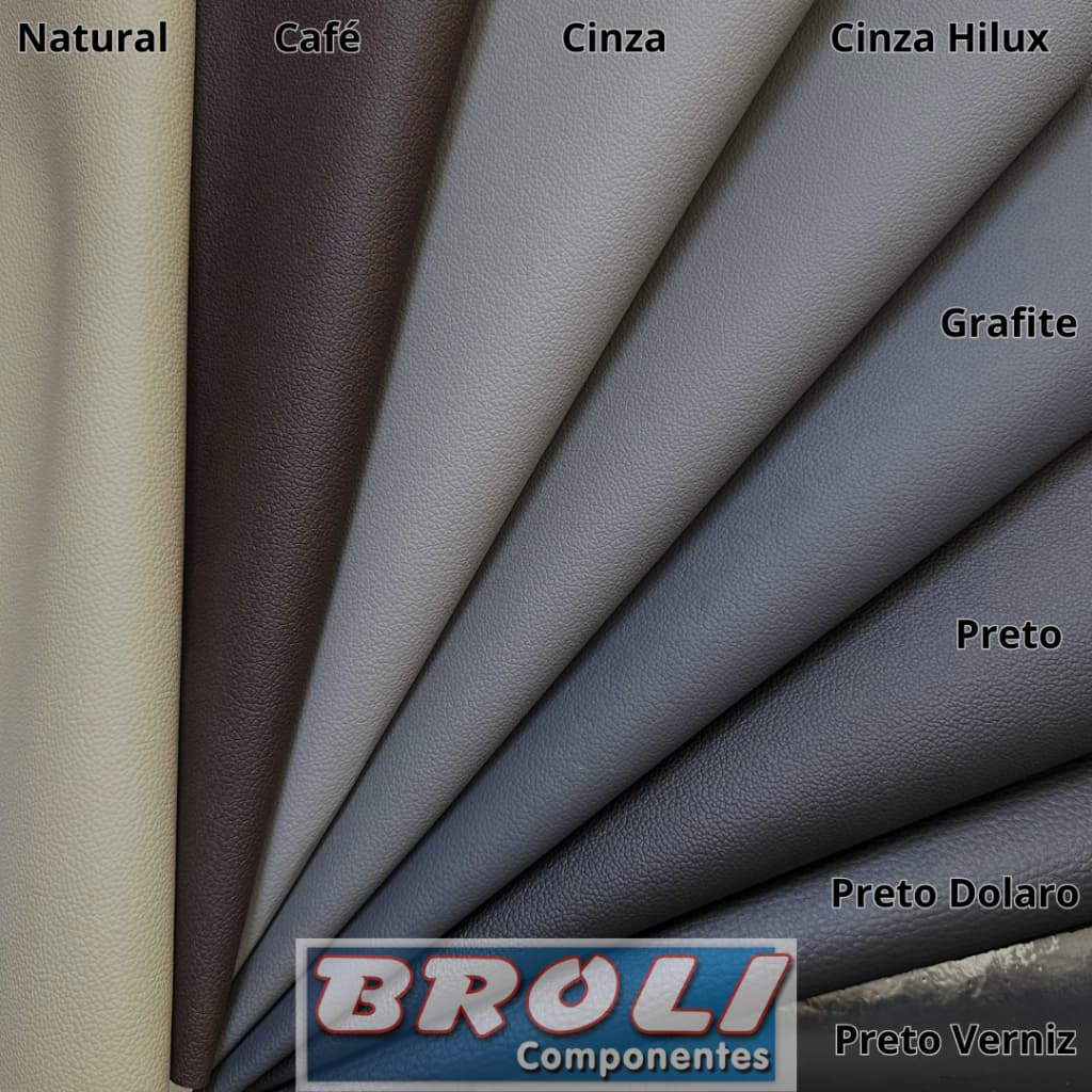 Tecido Courvin Automotivo Couro Ecológico Sintético Revestimento Tapeçaria Fundo Reforçado 1.40 larg