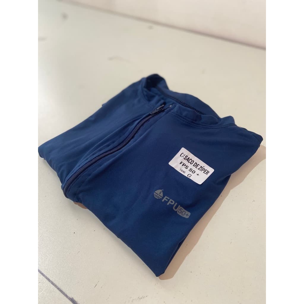 CASACO COM ZIPER FIT CASAQUINHO PROTEÇAO SOLAR TERMICA TREINO ACADEMIA ESPORTES