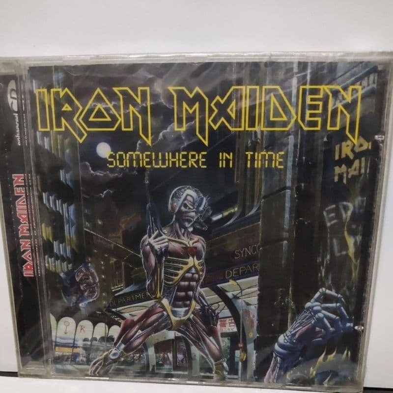 cd iron maiden somewhere in time novo lacrado