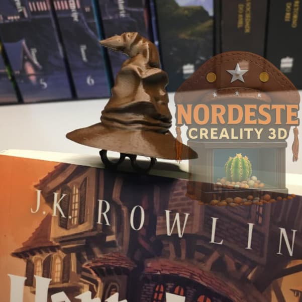 Marca Pagina Harry Potter Chapéu Seletor Marcador Livros Revistas Cadernos Bookmark J. K. Rowling -/