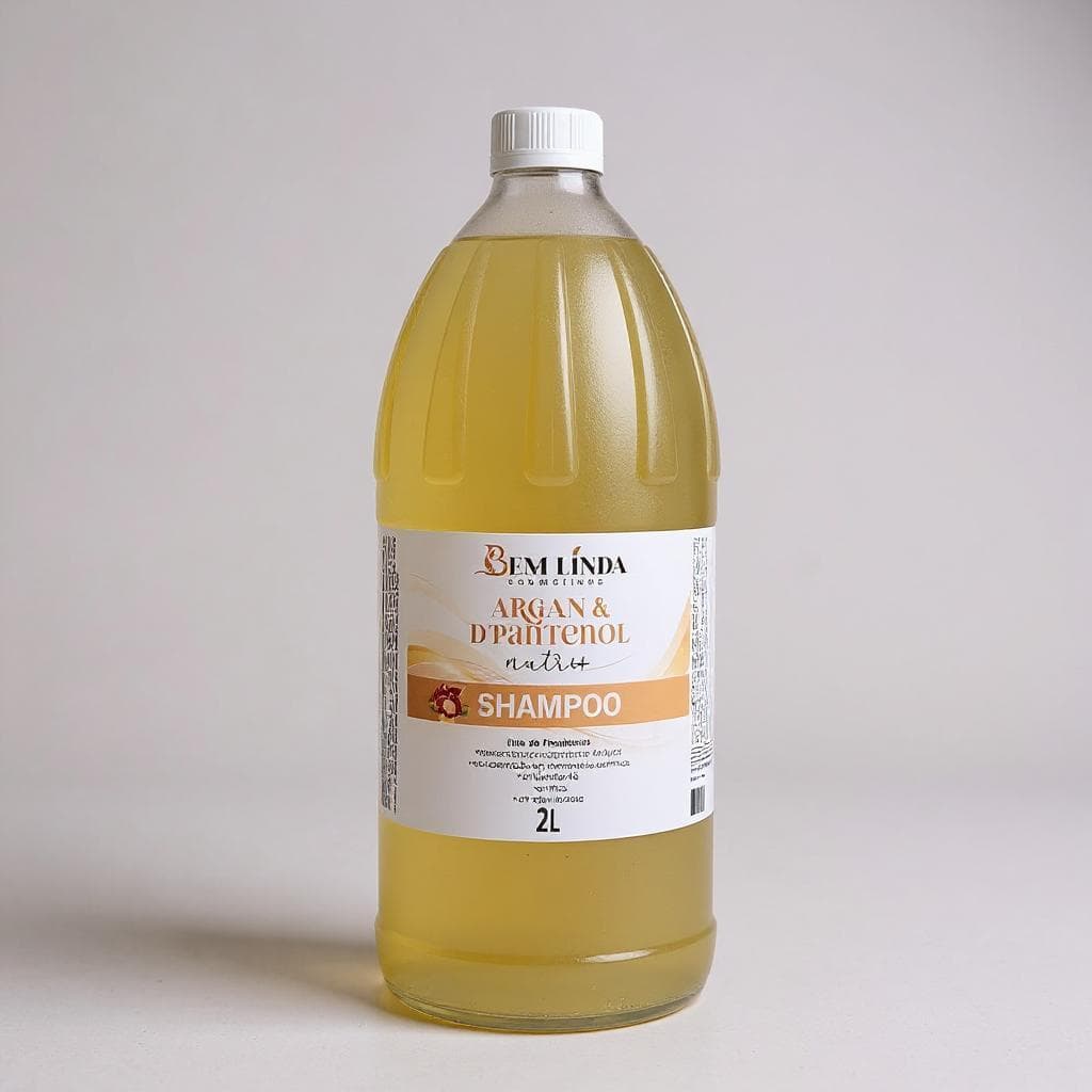 Shampoo Argan E D’Pantenol 2 Litros Sem Sal Profissional Salão De Beleza Ph Neutro Lavatório